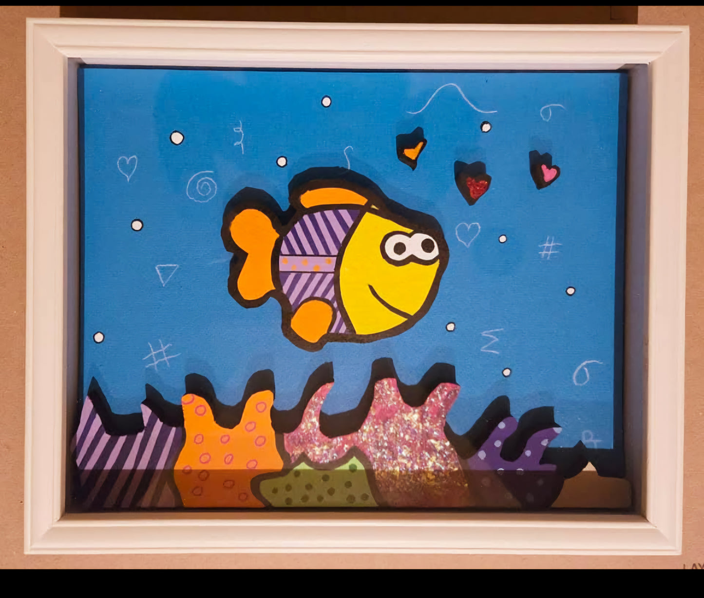 3D Tropical Fish Wall Art – Handmade Wooden Ocean Artwork, Colorful Coastal & Beach House Decor
