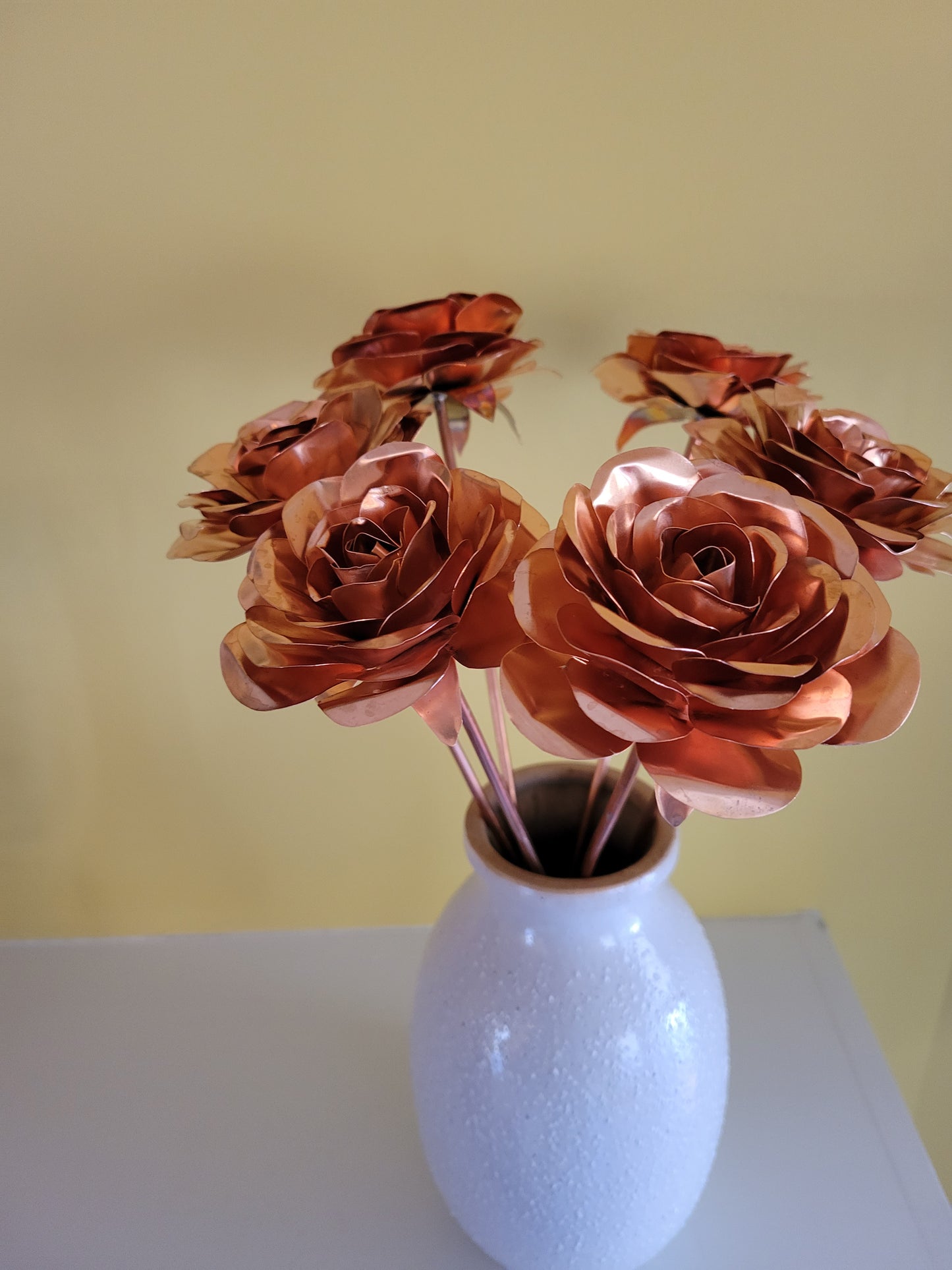 Handmade Copper Rose